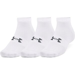 Under Armour Skarpetki treningowe uniseks 1365745-100 UA Essential Low Cut 3pk biały M Under Armour Skarpetki treningowe uniseks 1365745-100 UA Essential Low Cut 3pk biały M