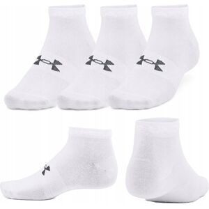 Under Armour Skarpetki treningowe uniseks 1365745-100 UA Essential Low Cut 3pk biały S Under Armour Skarpetki treningowe uniseks 1365745-100 UA Essential Low Cut 3pk biały S