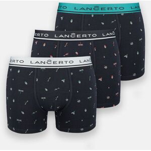 Lancerto Zestaw 3 Granatowych Bokserek Wzór Owady Lancerto Zestaw 3 Granatowych Bokserek Wzór Owady