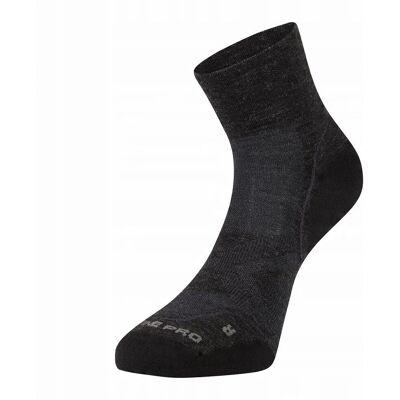 Alpine PRO Skarpety trekkingowe z wełną merino Derere czarny r.43-46 Alpine PRO Skarpety trekkingowe z wełną merino Derere czarny r.43-46
