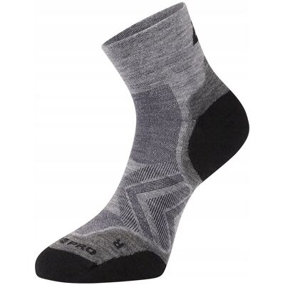 Alpine PRO Skarpety trekkingowe z wełną merino Derere szary r.43-46 Alpine PRO Skarpety trekkingowe z wełną merino Derere szary r.43-46