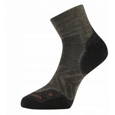 Alpine PRO Skarpety trekkingowe z wełną merino Derere zielony r.39-42 Alpine PRO Skarpety trekkingowe z wełną merino Derere zielony r.39-42