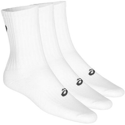 ASICS Skarpetki 3PPK Crew Sock 155204-0001, białe, kobieta/mężczyzna, rozmiar 47/49 ASICS Skarpetki 3PPK Crew Sock 155204-0001, białe, kobieta/mężczyzna, rozmiar 47/49