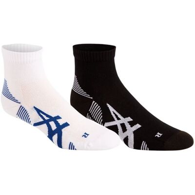 ASICS Skarpetki do biegania, Cushioning Sock 2 Pak czarne/białe - Rozmiary 35-38 ASICS Skarpetki do biegania, Cushioning Sock 2 Pak czarne/białe - Rozmiary 35-38
