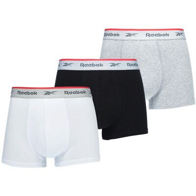 Bielizna Męska Reebok C82663pkb Ovett Trunk Szara Bielizna Męska Reebok C82663pkb Ovett Trunk Szara