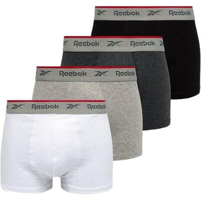 Bielizna Męska Reebok C82712 Trunk Ovett 4pk Biała Bielizna Męska Reebok C82712 Trunk Ovett 4pk Biała