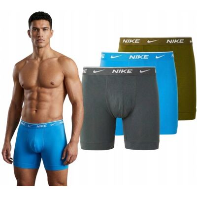 Bielizna NIKE EVERYDAY COTTON BOXER 3PAK (0000KE1007-426) M Bielizna NIKE EVERYDAY COTTON BOXER 3PAK (0000KE1007-426) M