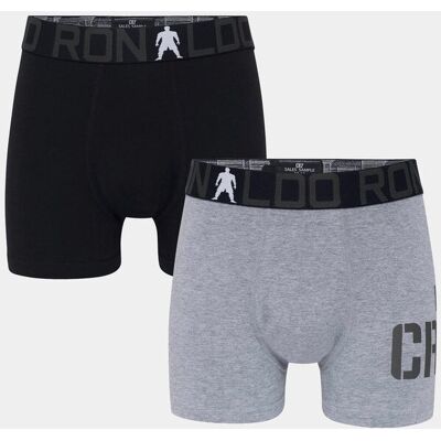Cristiano Ronaldo Bokserki Chłopięce CR7 Boxers Bambusowe 2-Pak Mix Kolorów 158 13+ Cristiano Ronaldo Bokserki Chłopięce CR7 Boxers Bambusowe 2-Pak Mix Kolorów 158 13+