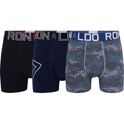 BOKSERKI CHŁOPIĘCE CRISTIANO RONALDO BIELIZNA CR7 TRUNK 3-PACK 4/6 BOKSERKI CHŁOPIĘCE CRISTIANO RONALDO BIELIZNA CR7 TRUNK 3-PACK 4/6