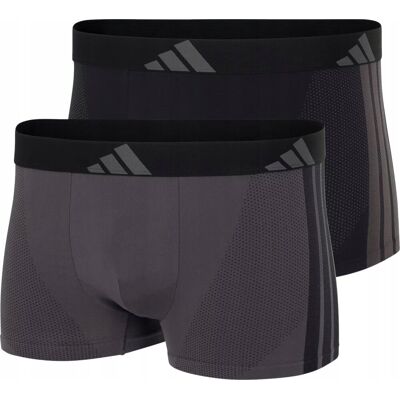 Bokserki męskie ADIDAS Active micro stretch 2-pak 4AM027 czarny XXL Bokserki męskie ADIDAS Active micro stretch 2-pak 4AM027 czarny XXL