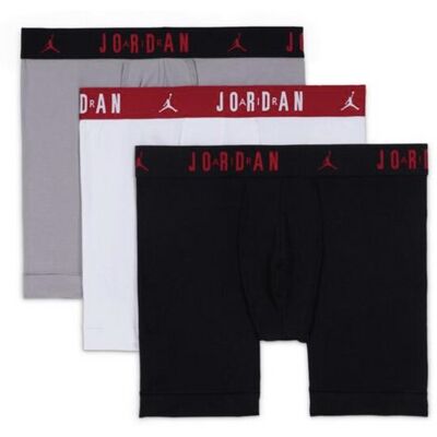 Bokserki męskie Air Jordan Flight Cotton Core 3-Pack Boxer Brief - JM0622-F66-M Bokserki męskie Air Jordan Flight Cotton Core 3-Pack Boxer Brief - JM0622-F66-M