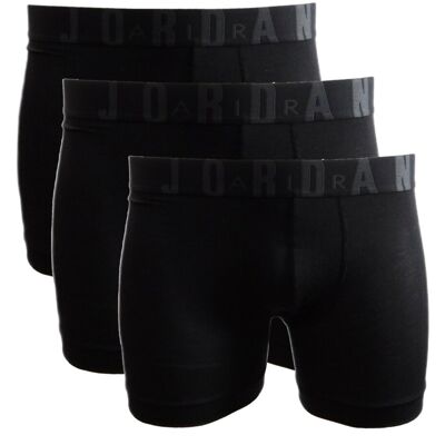Bokserki męskie Air Jordan Flight Men's Modal Boxer Briefs 3-Pack Czarne - JM0621-023-S Bokserki męskie Air Jordan Flight Men's Modal Boxer Briefs 3-Pack Czarne - JM0621-023-S