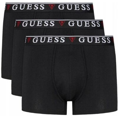 Bokserki Męskie Bawełniane Majtki Zestaw Guess U97g01 Kcd31 A996 Czarne - L Bokserki Męskie Bawełniane Majtki Zestaw Guess U97g01 Kcd31 A996 Czarne - L