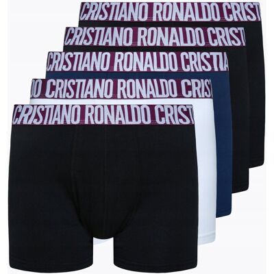 BOKSERKI MĘSKIE BIELIZNA CR7 CRISTIANO RONALDO 5-PAK S BOKSERKI MĘSKIE BIELIZNA CR7 CRISTIANO RONALDO 5-PAK S