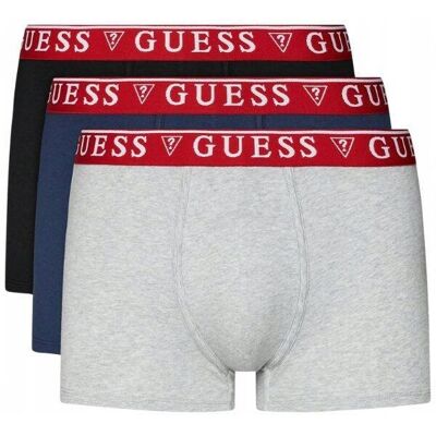 Bokserki Męskie Guess U97g01 Kcd31 He90 Bawełniane Majtki 3pak - Xxl Bokserki Męskie Guess U97g01 Kcd31 He90 Bawełniane Majtki 3pak - Xxl