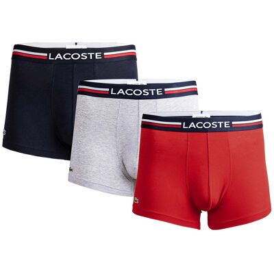 Bokserki męskie Lacoste 3-Pack 5H3386-W34, S Bokserki męskie Lacoste 3-Pack 5H3386-W34, S