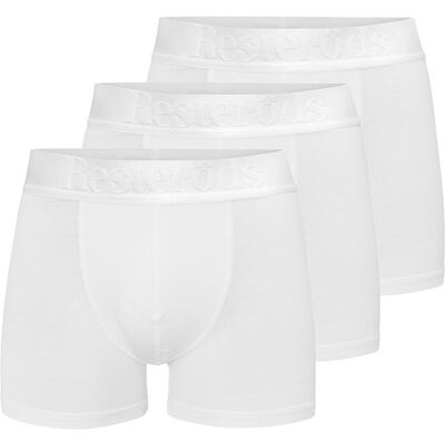 Resterods Bokserki Męskie Resteröds Premium Boxers Bambusowe 3-Pak Białe 2Xl Resterods Bokserki Męskie Resteröds Premium Boxers Bambusowe 3-Pak Białe 2Xl