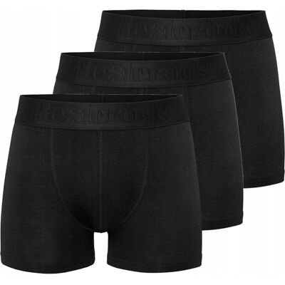 Resterods Bokserki Męskie Resteröds Premium Boxers Bambusowe 3-Pak Czarne 2Xl Resterods Bokserki Męskie Resteröds Premium Boxers Bambusowe 3-Pak Czarne 2Xl