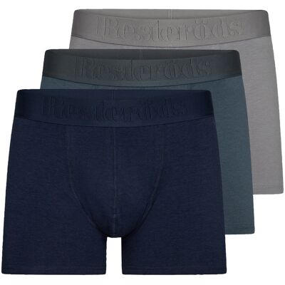 Resterods Bokserki Męskie Resteröds Premium Boxers Bambusowe 3-Pak Mix Kolorów S Resterods Bokserki Męskie Resteröds Premium Boxers Bambusowe 3-Pak Mix Kolorów S