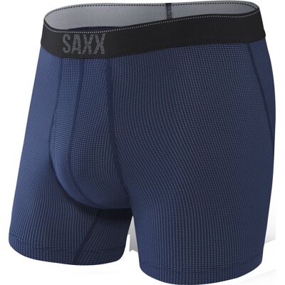 Bokserki męskie SAXX Quest 2.0 Boxer Fly Midnight Blue II - S Bokserki męskie SAXX Quest 2.0 Boxer Fly Midnight Blue II - S