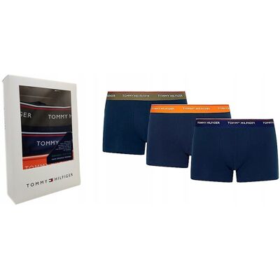 Bokserki Męskie Tommy Hilfiger 3szt Guma Kolor Xxl Bokserki Męskie Tommy Hilfiger 3szt Guma Kolor Xxl