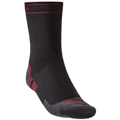 Bridgedale, Skarpetki sportowe, wodoodporne StormSock Heavy Boot/black/red, czarny, rozmiar 36/39 Bridgedale, Skarpetki sportowe, wodoodporne StormSock Heavy Boot/black/red, czarny, rozmiar 36/39