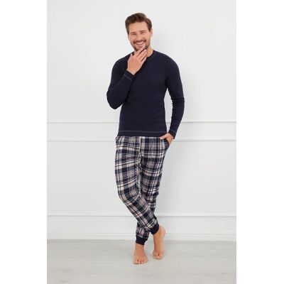Italian Fashion Brit Piżama Męska Długi Rękaw, Długie Spodnie Xxl Italian Fashion Brit Piżama Męska Długi Rękaw, Długie Spodnie Xxl
