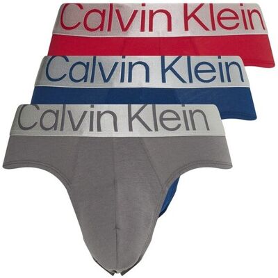 Calvin Klein Majtki Męskie Hip Brief 3pk Red/dark Blue/graphite 000nb3129a 109 S Calvin Klein Majtki Męskie Hip Brief 3pk Red/dark Blue/graphite 000nb3129a 109 S