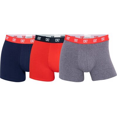 CR7 Cristiano Ronaldo Majtki Bokserki Bawełniane Wielokolorowy 3-Pak 2Xl CR7 Cristiano Ronaldo Majtki Bokserki Bawełniane Wielokolorowy 3-Pak 2Xl