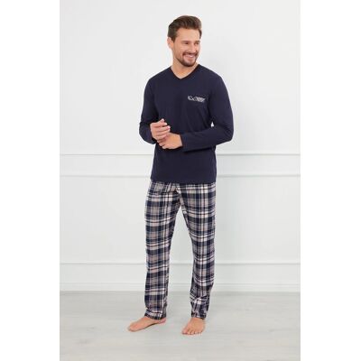 Italian Fashion Edwin Piżama Męska Długi Rękaw, Długie Spodnie Xxl Italian Fashion Edwin Piżama Męska Długi Rękaw, Długie Spodnie Xxl