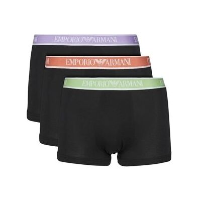 Giorgio Armani Emporio Armani Bokserki Męskie Czarne 3 Sztuki – Komplet Bielizny, Rozmiar L Giorgio Armani Emporio Armani Bokserki Męskie Czarne 3 Sztuki – Komplet Bielizny, Rozmiar L