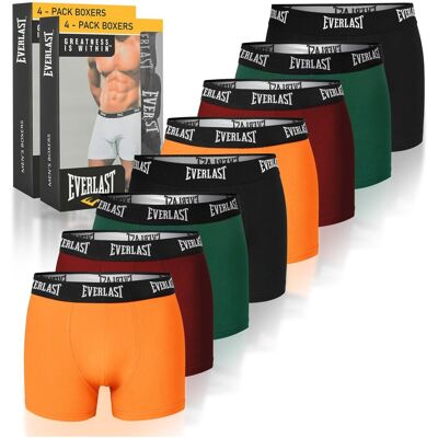 Everlast Bokserki Męskie 8 sztuk Zestaw Bawełna Mix Kolor Logo Rozmiar M Everlast Bokserki Męskie 8 sztuk Zestaw Bawełna Mix Kolor Logo Rozmiar M