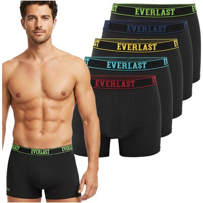 Everlast Bokserki Męskie EV005 Guma Color Bawełna 5 sztuki Rozmiar L Everlast Bokserki Męskie EV005 Guma Color Bawełna 5 sztuki Rozmiar L