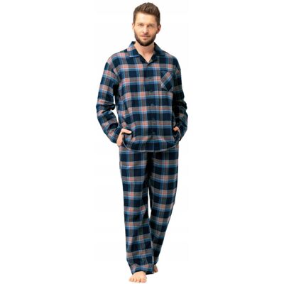 KEY PIŻAMA MĘSKA FLANELOWA MNS 431 B25 XXL GRANATOWY KEY PIŻAMA MĘSKA FLANELOWA MNS 431 B25 XXL GRANATOWY