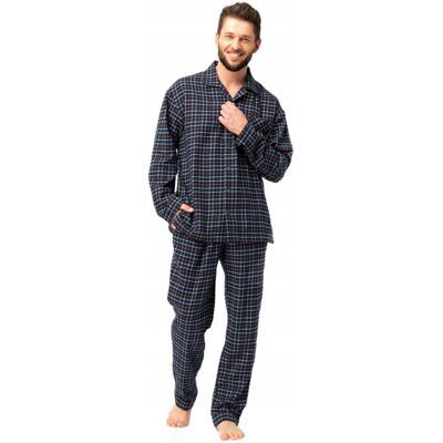 KEY PIŻAMA MĘSKA FLANELOWA MNS 480 B25 M GRANATOWY KEY PIŻAMA MĘSKA FLANELOWA MNS 480 B25 M GRANATOWY