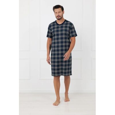 Italian Fashion Koszula nocna męska krótki rękaw Andreas XXXXL Italian Fashion Koszula nocna męska krótki rękaw Andreas XXXXL