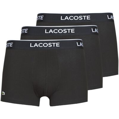 Lacoste 3-Pack Boxer Briefs 5H3389-031 męskie bokserki czarne Lacoste 3-Pack Boxer Briefs 5H3389-031 męskie bokserki czarne