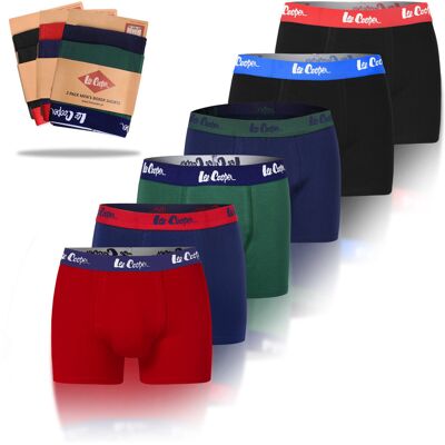 LEE COOPER Bokserki Męskie 9541 9542 9543 6 szt. M LEE COOPER Bokserki Męskie 9541 9542 9543 6 szt. M