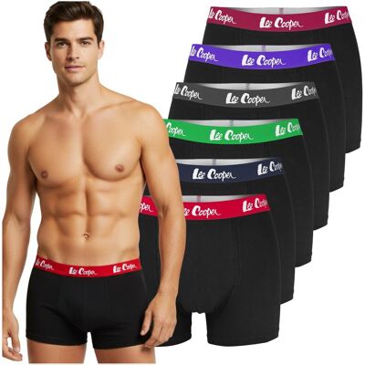 Lee Cooper Bokserki Męskie Bawełna Logo Kolor 6 sztuk Rozmiar XL Lee Cooper Bokserki Męskie Bawełna Logo Kolor 6 sztuk Rozmiar XL