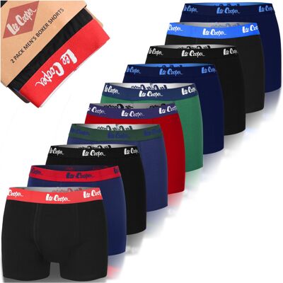 Lee Cooper Bokserki Męskie Bawełna Logo Kolorowe 10 sztuk BM11 Rozmiar XXL Lee Cooper Bokserki Męskie Bawełna Logo Kolorowe 10 sztuk BM11 Rozmiar XXL