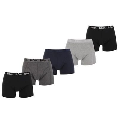 Lee Cooper Bokserki Męskie Core – 5 szt., Bawełna, Rozmiar XXL Lee Cooper Bokserki Męskie Core – 5 szt., Bawełna, Rozmiar XXL