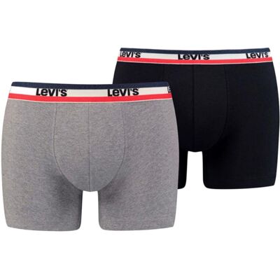 Levi's Boxer 2 Pairs Briefs 37149-0202 męskie bokserki czarne Levi's Boxer 2 Pairs Briefs 37149-0202 męskie bokserki czarne