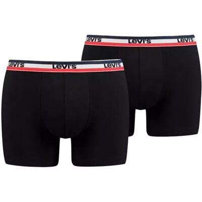 Levi's Boxer 2 Pairs Briefs 37149-0204męskie bokserki czarne Levi's Boxer 2 Pairs Briefs 37149-0204męskie bokserki czarne