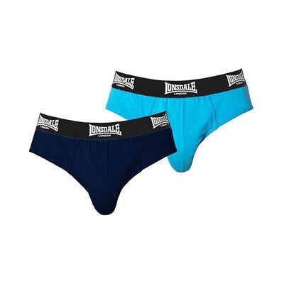 Lonsdale 2 szt. majtki męskie niebieskie wielokolorowe, Rozmiar L Lonsdale 2 szt. majtki męskie niebieskie wielokolorowe, Rozmiar L