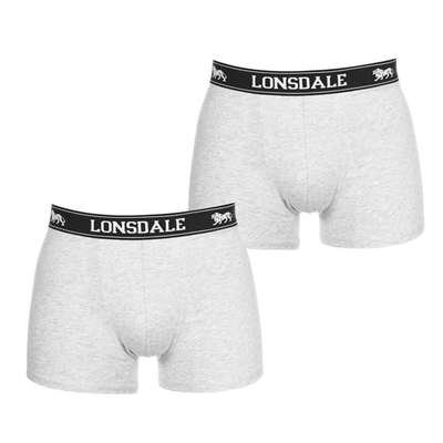 Lonsdale 2 szt. szare, bokserki męskie TRUNKI, Rozmiar XXL Lonsdale 2 szt. szare, bokserki męskie TRUNKI, Rozmiar XXL