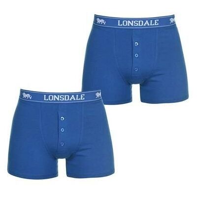 Lonsdale bokserki, 2 sztuki, niebieskie, Rozmiar 4XL Lonsdale bokserki, 2 sztuki, niebieskie, Rozmiar 4XL