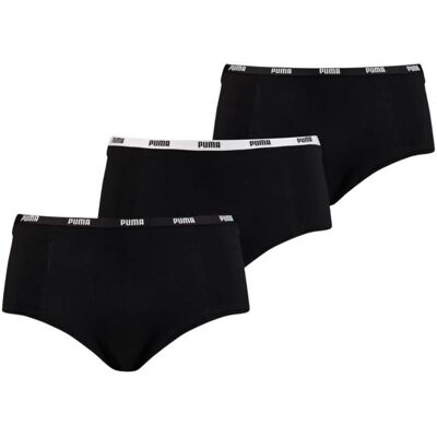 Majtki Puma Mini Short 3 W 907591 (kolor Czarny, rozmiar L) Majtki Puma Mini Short 3 W 907591 (kolor Czarny, rozmiar L)