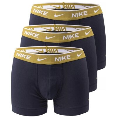 Męskie bokserki majtki Nike Trunk 3PK Komplet 3 par Czarne - 0000KE1008-HX0-S Męskie bokserki majtki Nike Trunk 3PK Komplet 3 par Czarne - 0000KE1008-HX0-S