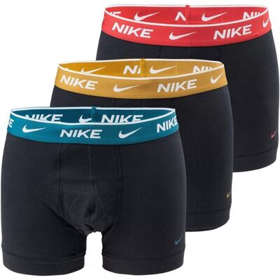 Męskie bokserki Nike Trunk 3PK Komplet 3 par - 0000KE1008-C4R-S Męskie bokserki Nike Trunk 3PK Komplet 3 par - 0000KE1008-C4R-S