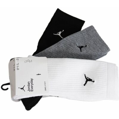Męskie Skarpety Koszykarskie Air Jordan Everyday Dri-Fit Crew Socks 3-Pak - Dx9632-914-42-46 Męskie Skarpety Koszykarskie Air Jordan Everyday Dri-Fit Crew Socks 3-Pak - Dx9632-914-42-46